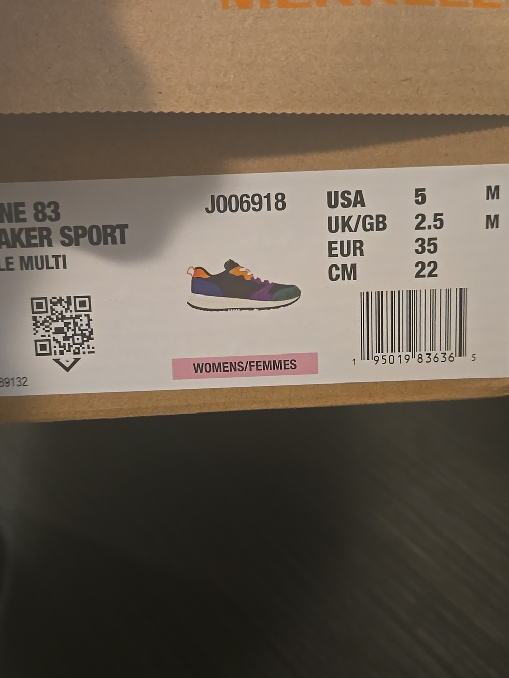 Merrell Alpine Multicolor Sneakers Size 5 New J006918 - Picture 7 of 8